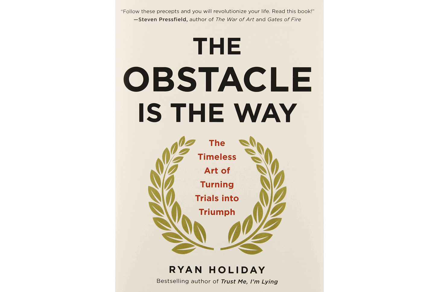 Cover for The Obstacle is the Way