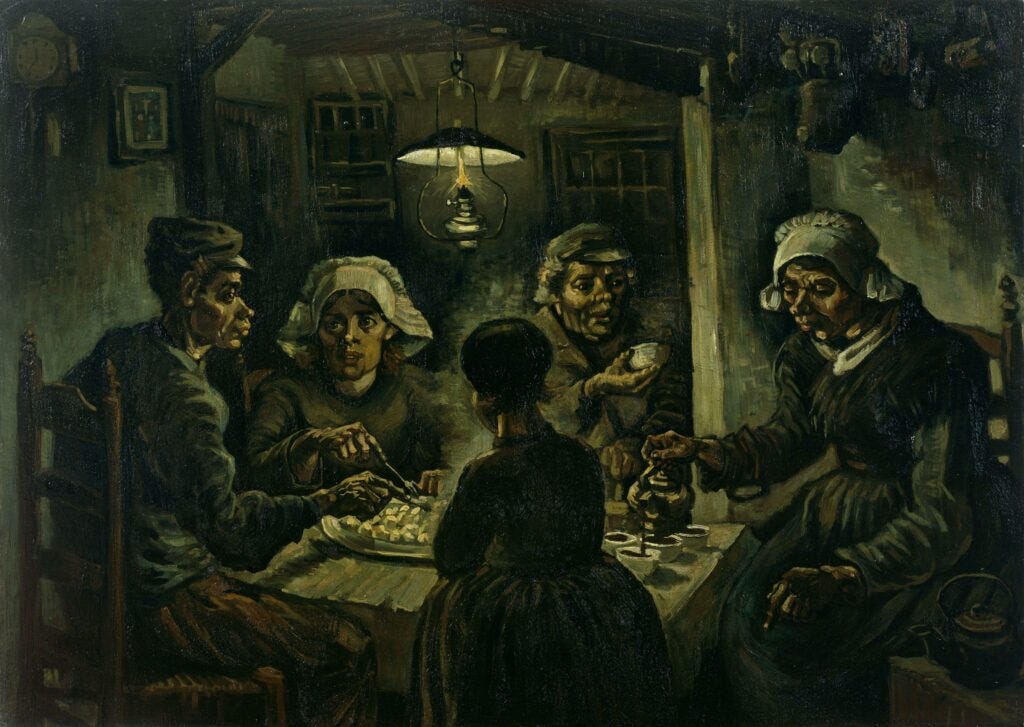 The Potato Eaters (1885): Vincent Van Gogh's Earliest Masterpiece
