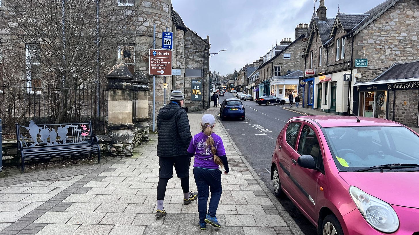 Pitlochry and heading home ready for the next trail! 