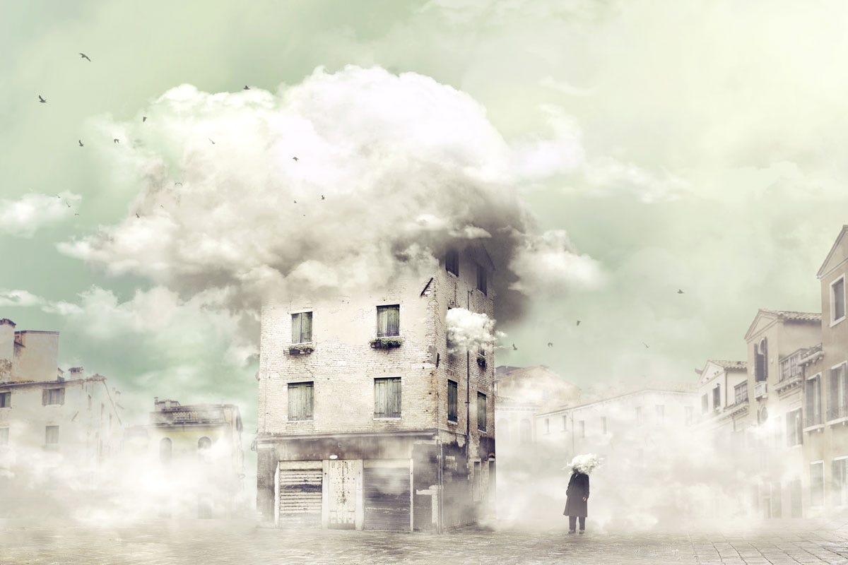 Rites of the Tear-Downers: Buildings Collapsing Smoke and Mist