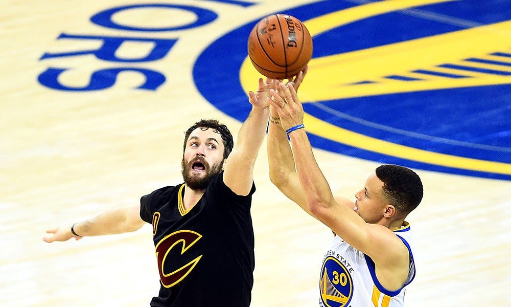 Stephen Curry haunted by Kevin Love's Cavaliers win 2016 images