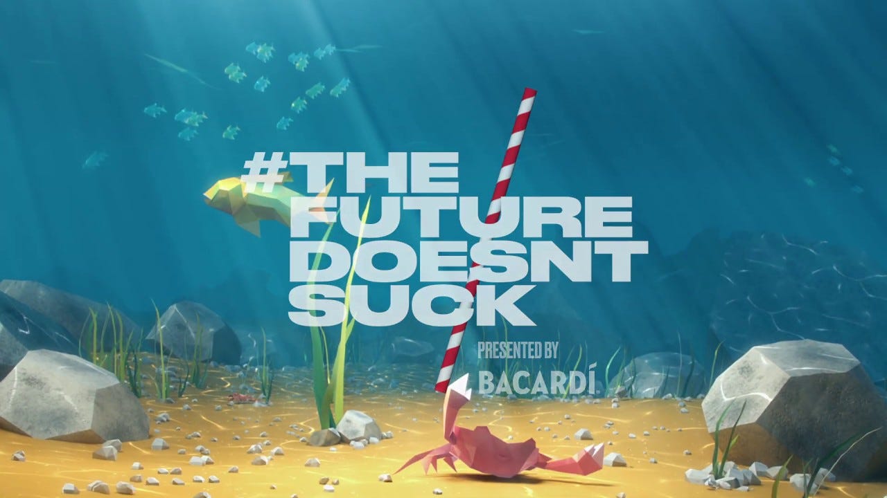 BACARDÍ X Lonely Whale A #TheFutureDoesntSuck Initiative - YouTube