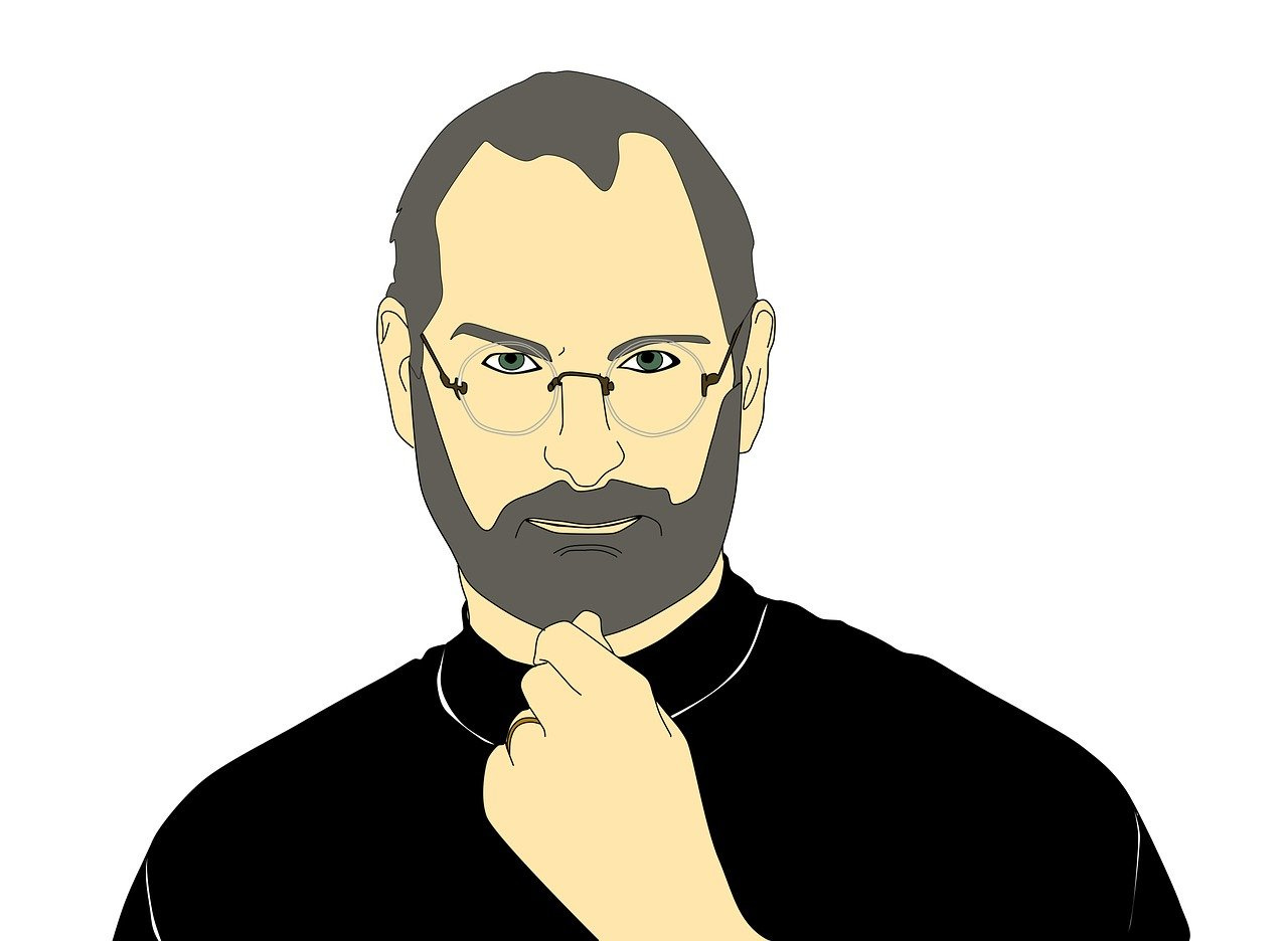 Free steve jobs technology illustration illustration