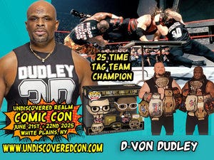 D-Von Dudley Guest at Undiscovered Realm Comic Con at the Westchester County Center in White Plains New York