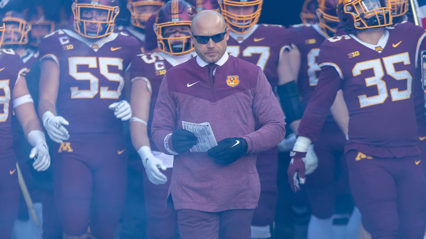 Press Conference: Coach Fleck Previews Spring Football - University of  Minnesota Athletics