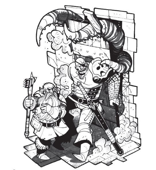 Tombpunk Holding the Door