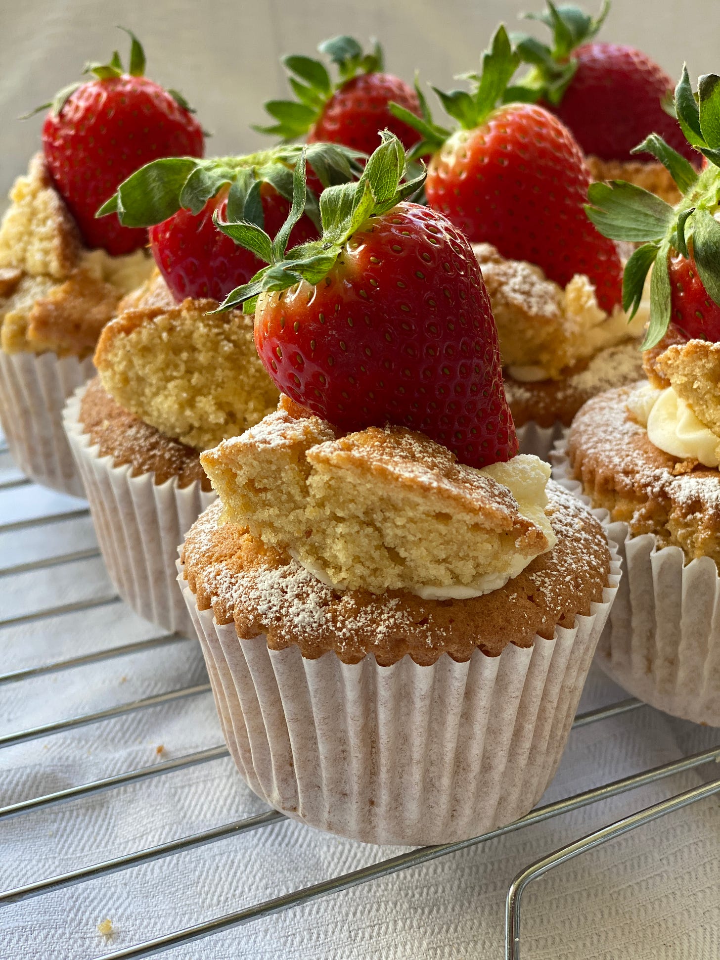 Strawberry Butterfly Buns