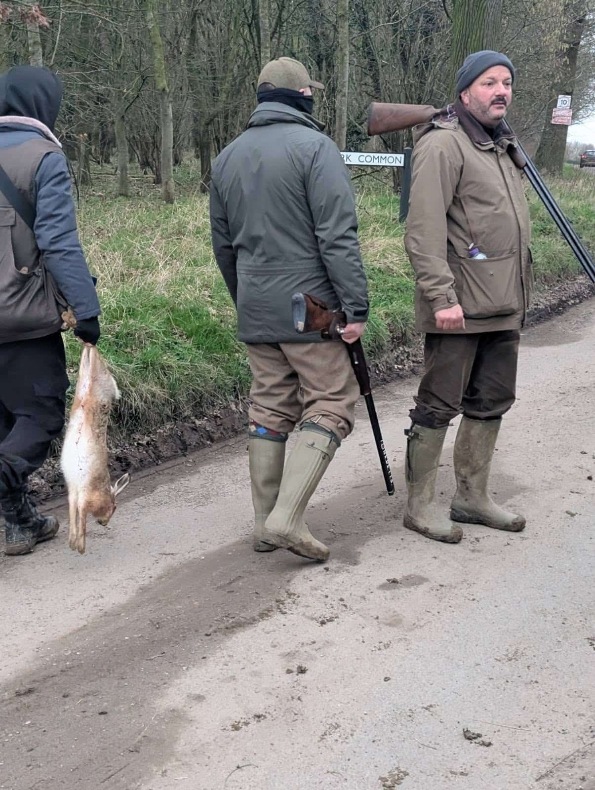 Hare shoot in Banham, 15 February 2025 