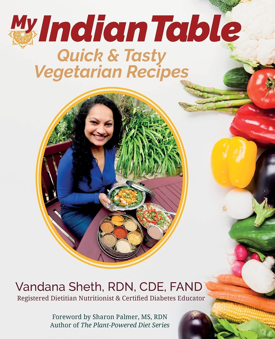 my indian table cookbook cover
