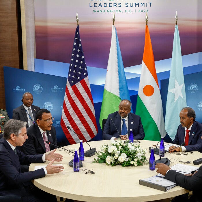 The U.S. welcomes leaders from Africa, where China and Russia are making inroads