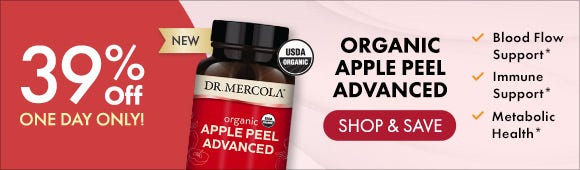 Get 39% Off on Organic Apple Peel Advanced