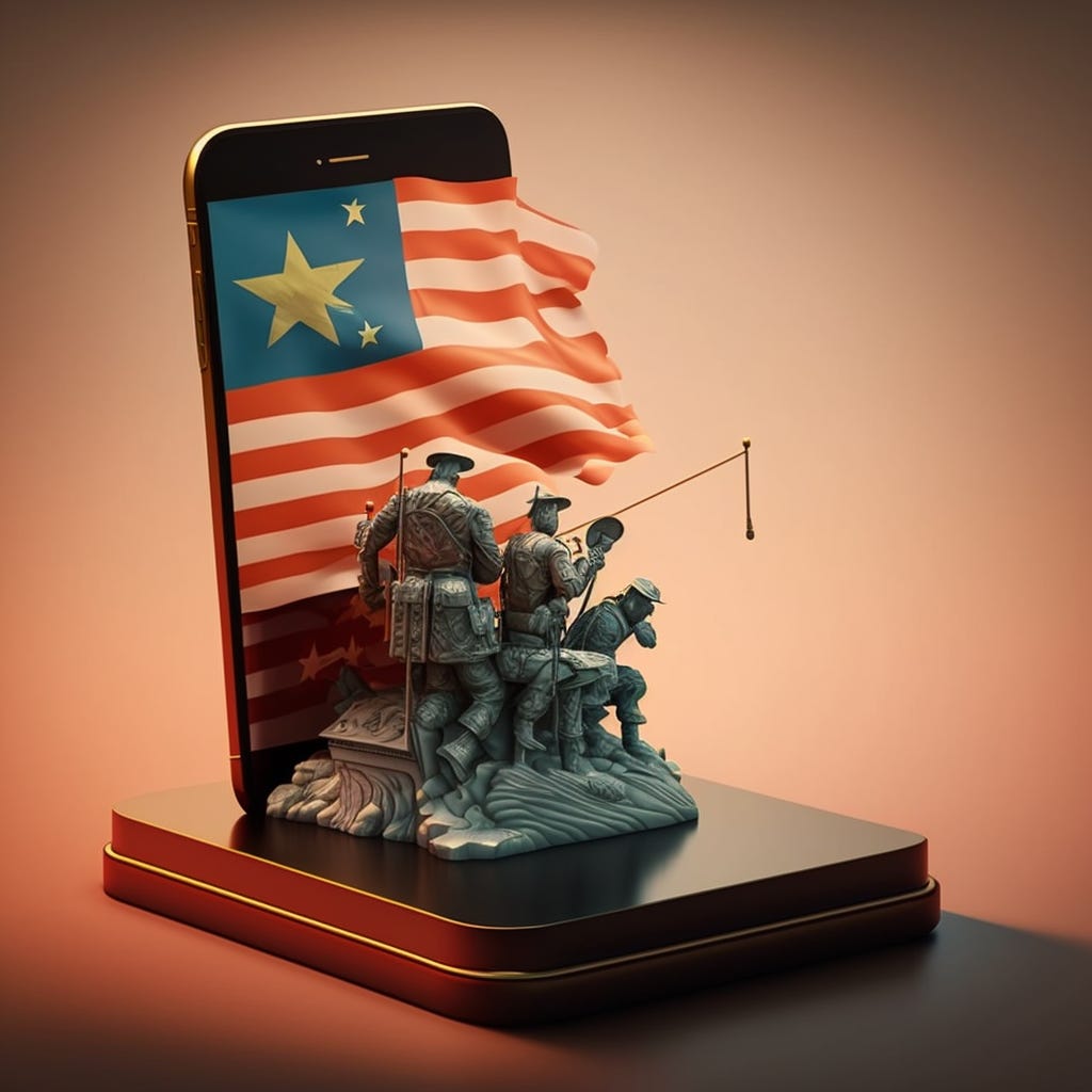 3D rendering Americans hooked on Chinese apps