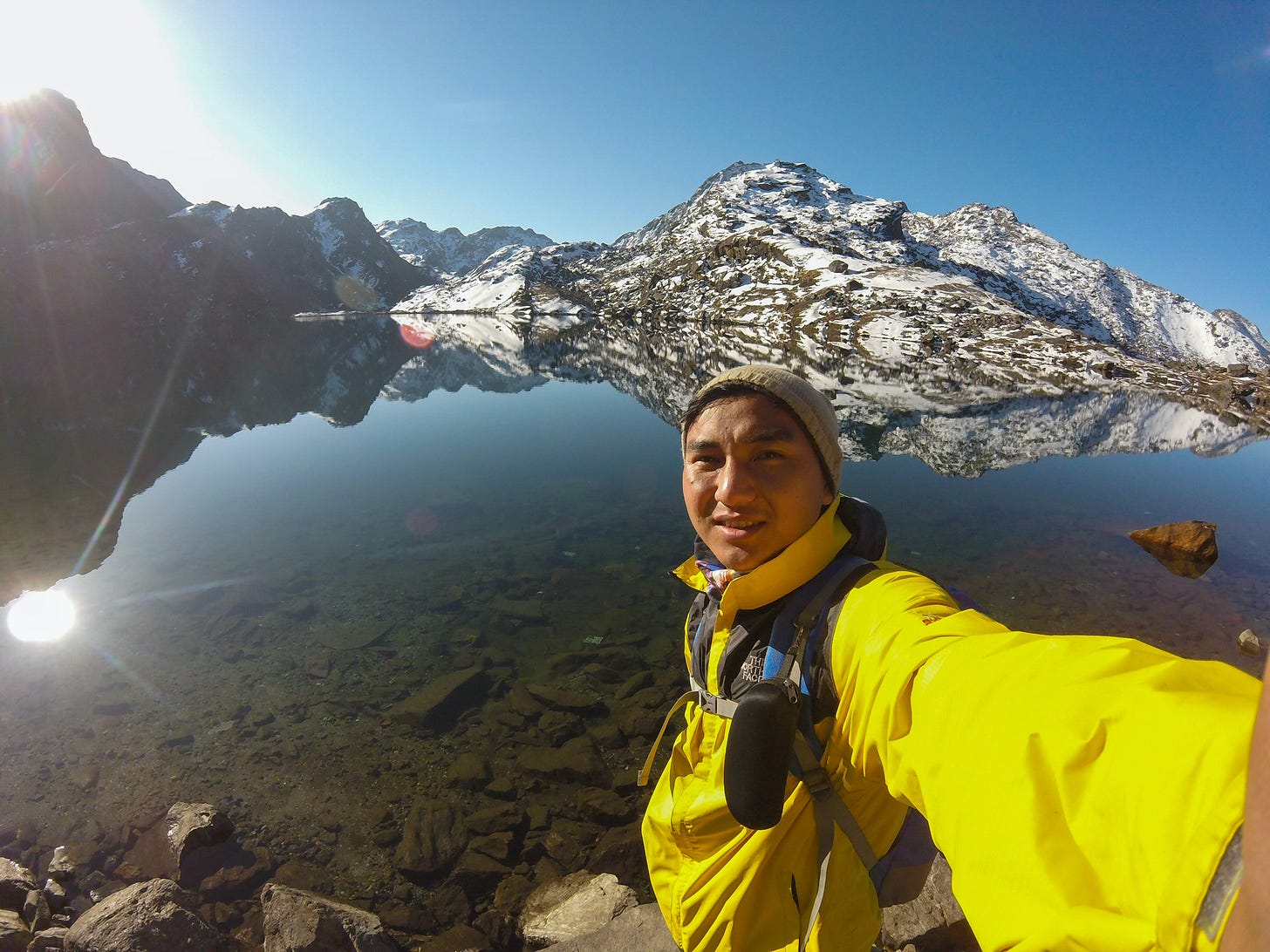 Selfie at Gosaikunda Lake