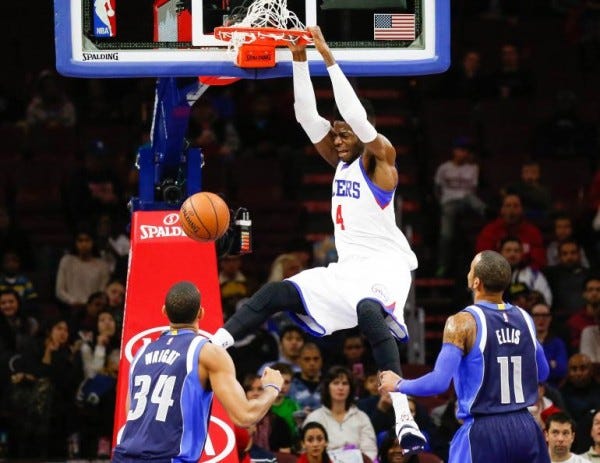 nerlens noel wins for philadelphia 76ers 2015 images