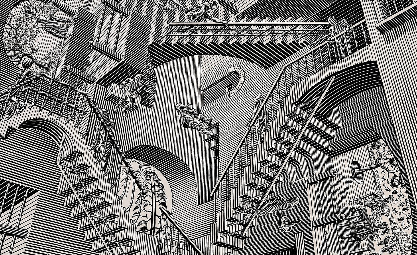 MC Escher Stairs | Lon Safko