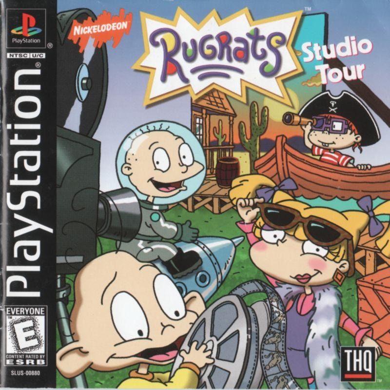 Front Cover for Rugrats: Studio Tour (PlayStation)