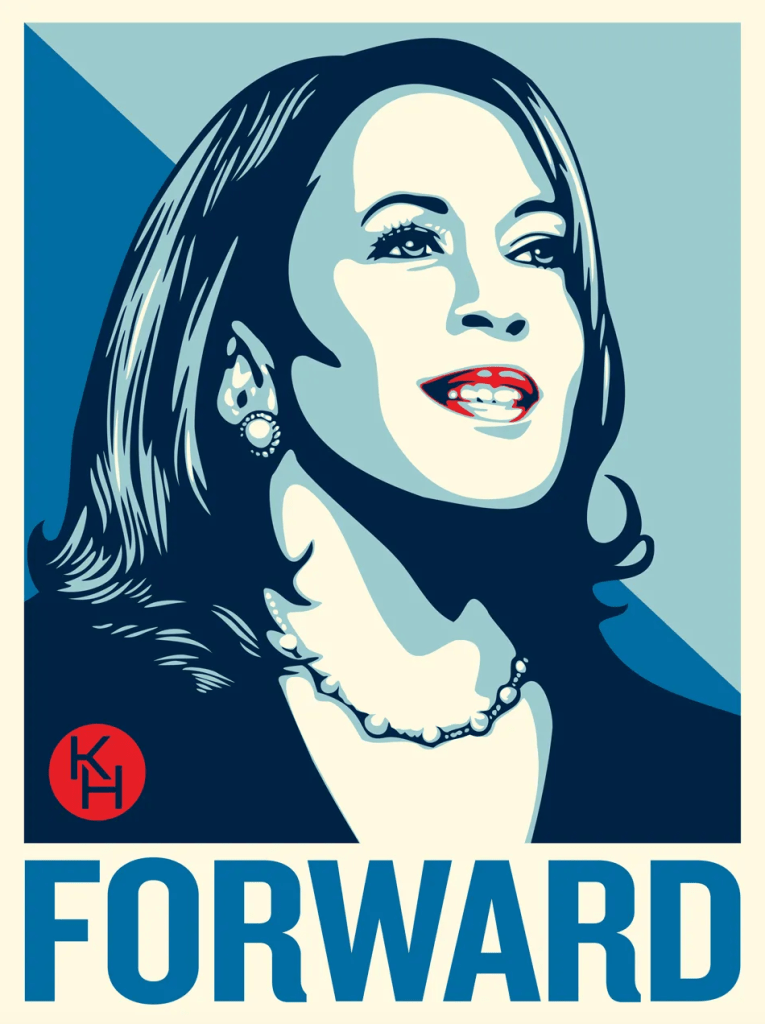 Iconic Obama 'Hope' Poster Artist Shepard Fairey Makes Kamala Harris ...