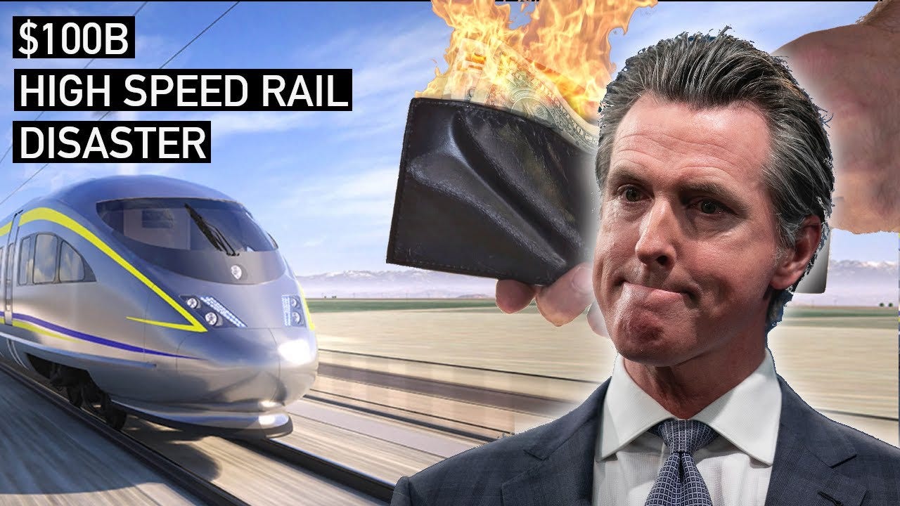 California's $100 Billion High-Speed Rail Boondoggle Project: How California's  High-Speed Rail Went From a $33 Billion Project to Become the Single  Largest Public Infrastructure Disaster in U.S. History – Tech Startups |