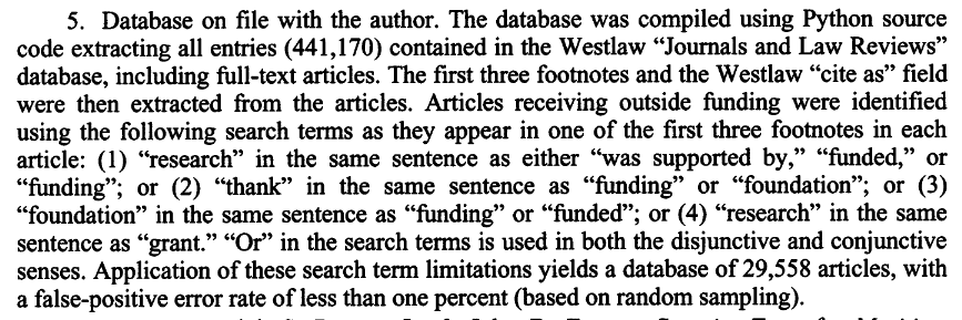 Footnote from a law review article