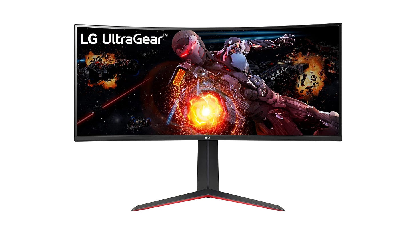 LG gaming monitor Prime Day deals