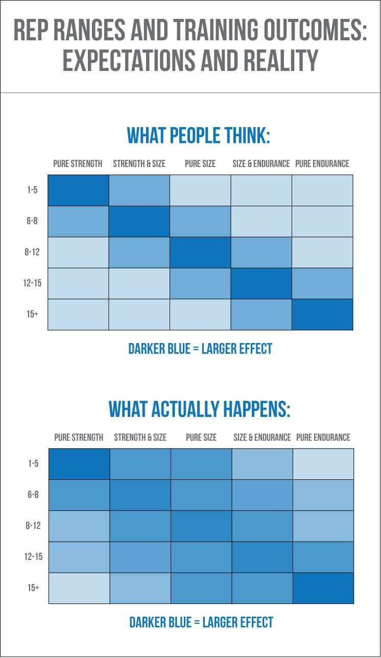 The “Hypertrophy Rep Range” – Fact or Fiction? - Greg Nuckols, Stronger By  Science. : r/naturalbodybuilding