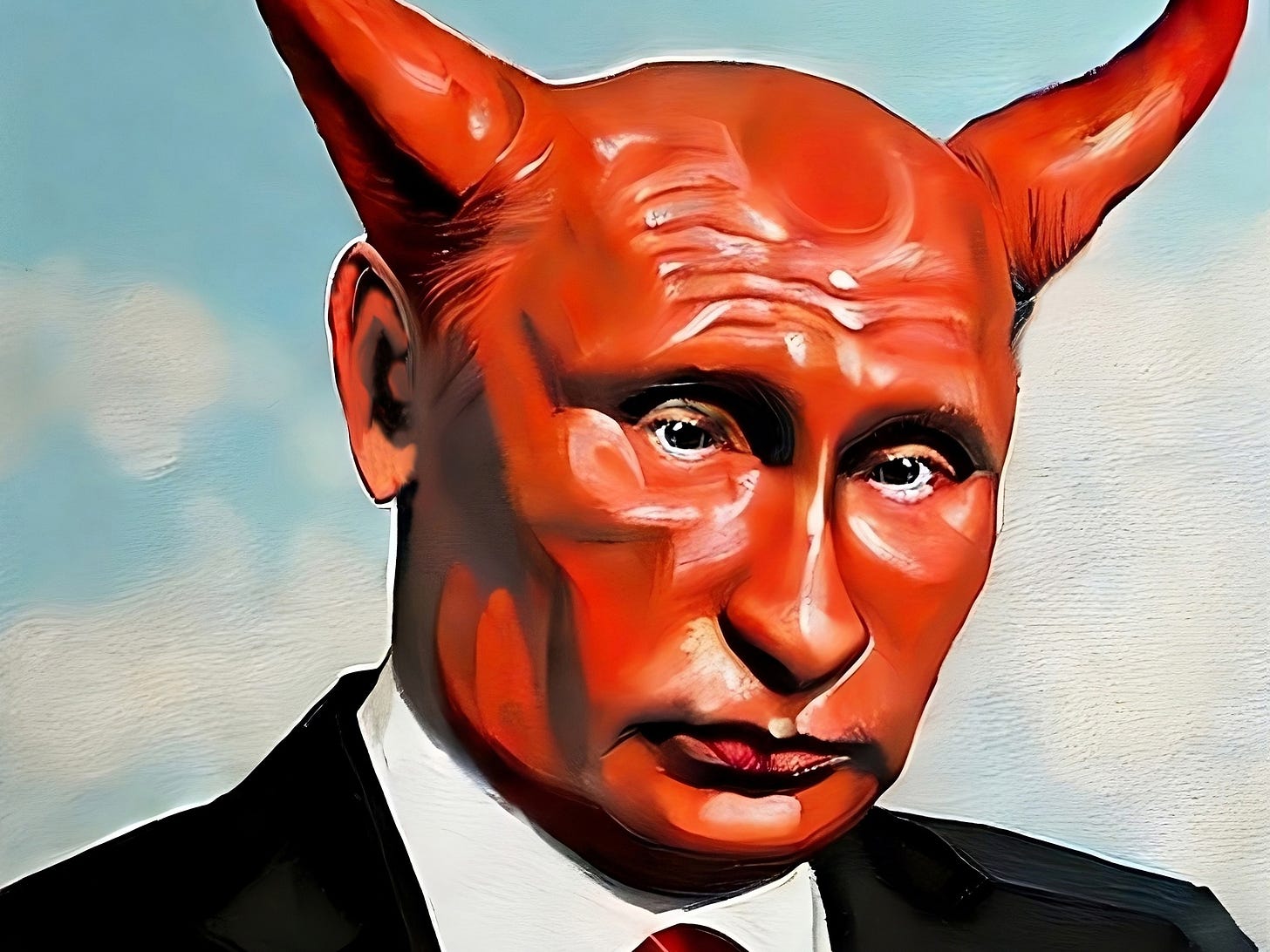 Putin as the Devil by Pablo Perez