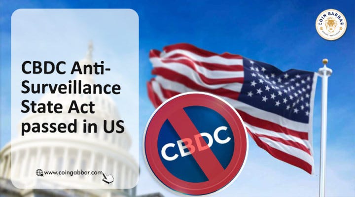 Bill passed in US to ban digital currency CBDC