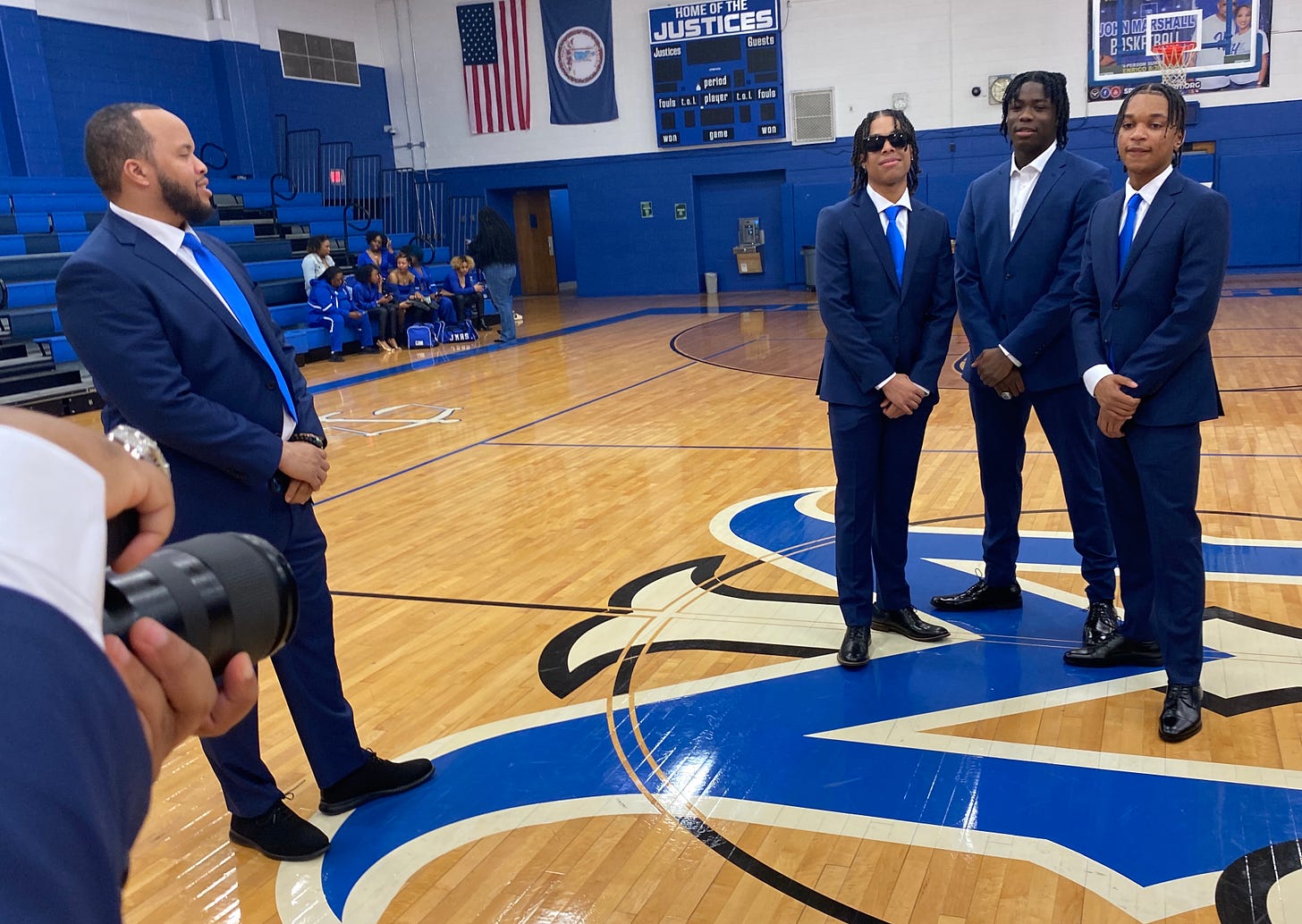 John Marshall high school basketball team