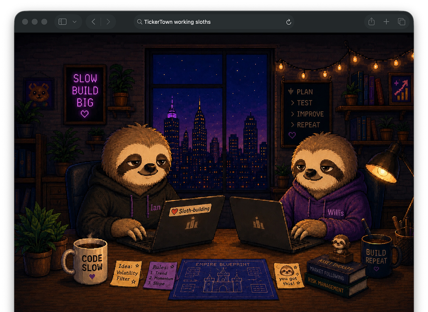 Sloths sloth-building