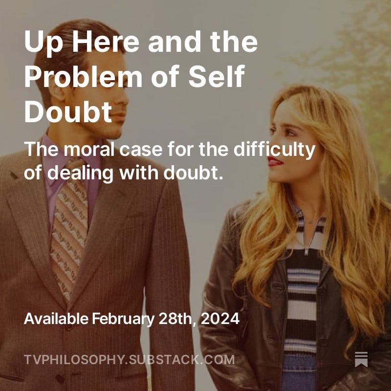 Up Here and the Problem of Self Doubt starring Mae Whitman, Carlos Valdes, Katie Finneran, Sophia Hammons and Emilia Suárez. Subscribe to read it next week.