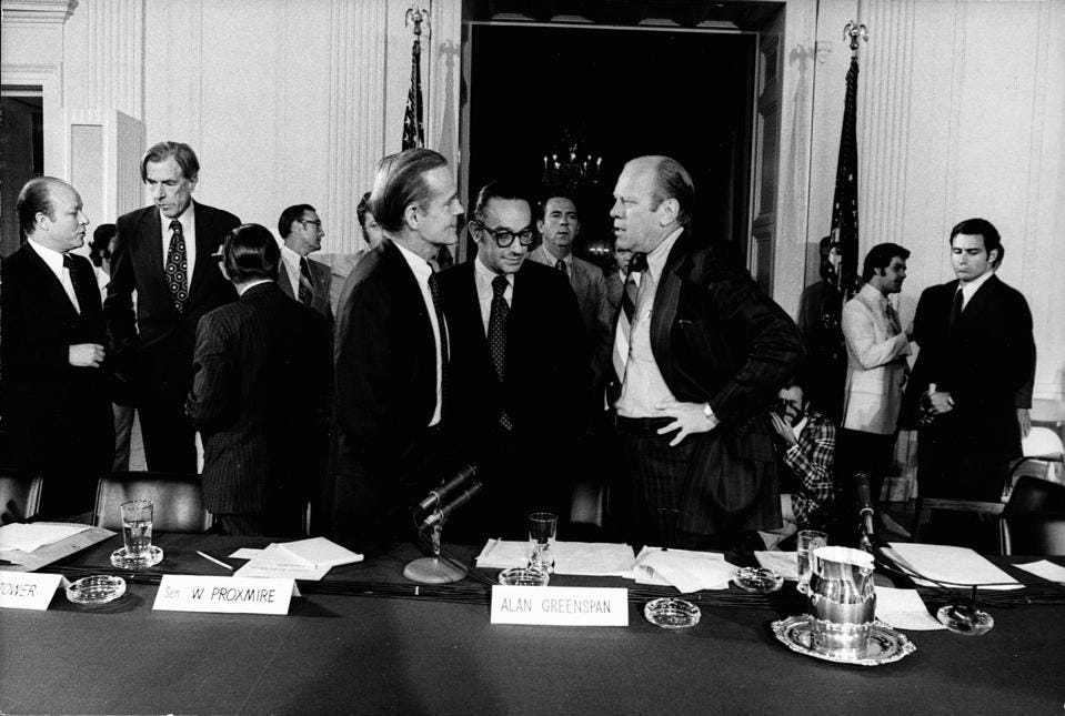 President Ford and Economic Advisers