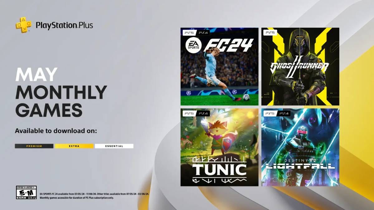 PS Plus free games May 2024