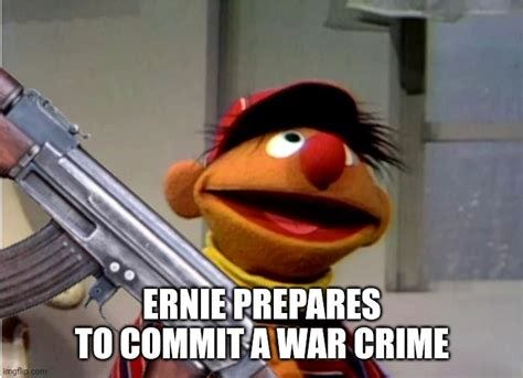 Ernie Prepares To Commit A Crime Template