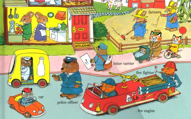 This is what your job looks like in a Richard Scarry book | by Jeffrey Dunn  | Medium