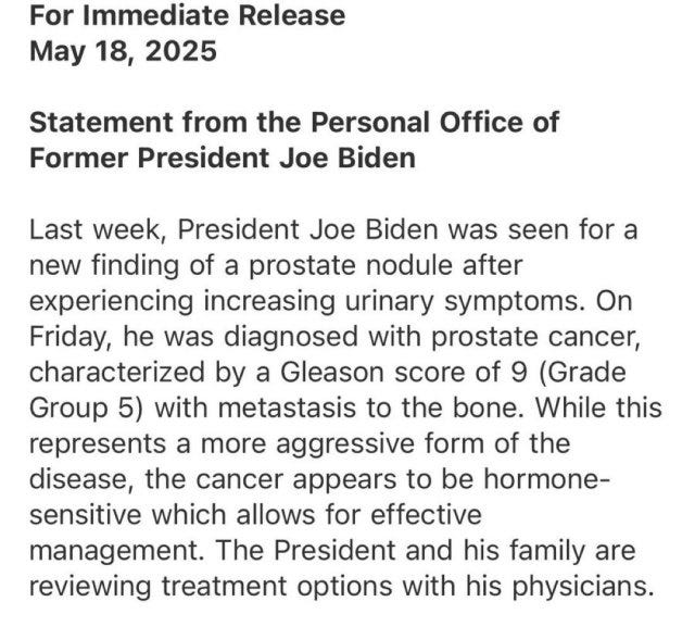 Joe Biden cancer