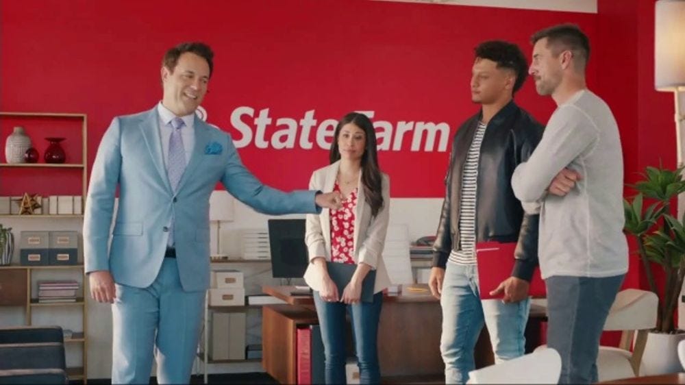 State Farm TV Spot, 'Punny' Featuring Aaron Rodgers, Patrick Mahomes -  iSpot.tv