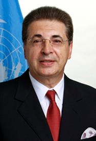 Portrait of Srgjan Kerim of the former Yugoslav Republic of Macedonia, President-elect of the 62nd session of the United Nations General .