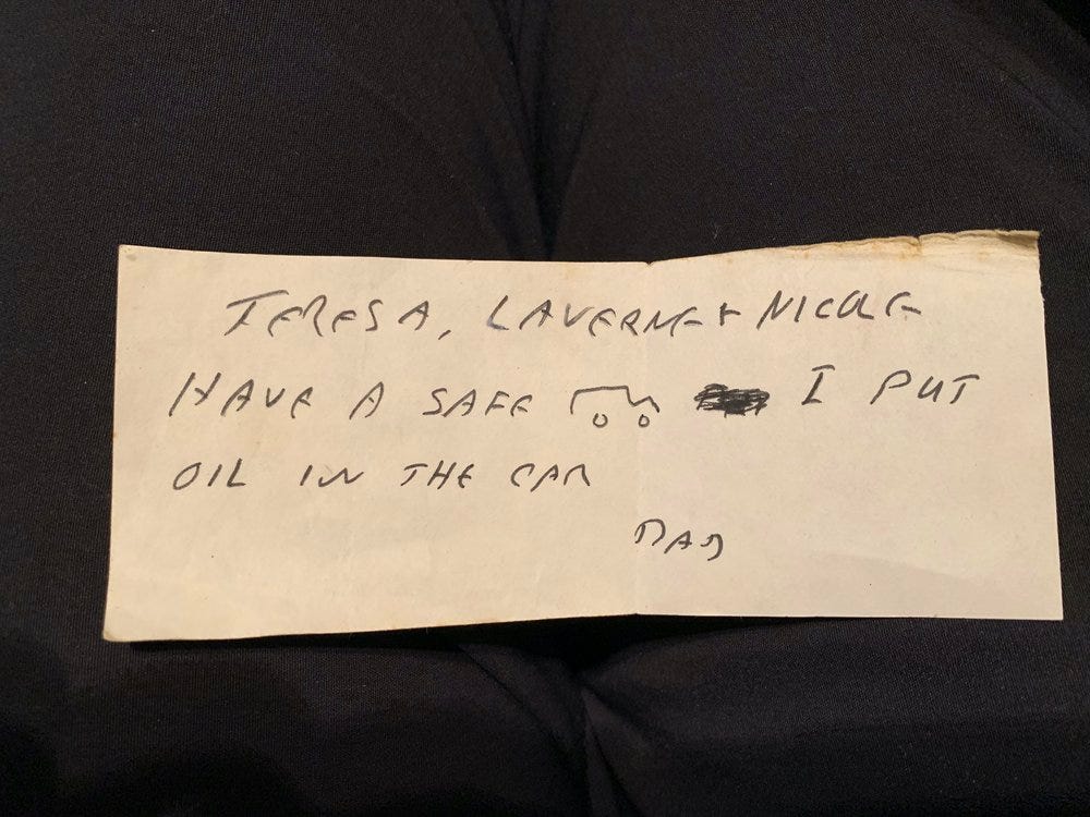 Note from Dad