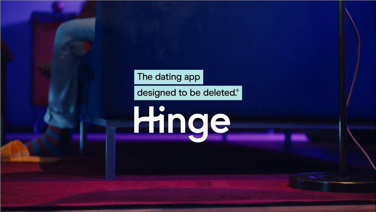 The Drum | Hinge: The Dating App Designed To Be Deleted By Red Antler |  Creative Works