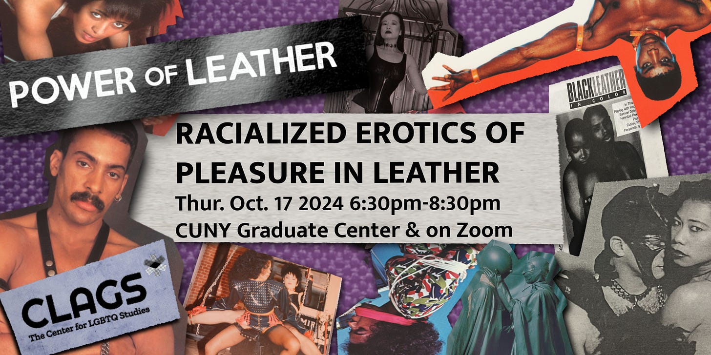 Power of Leather: Racialized Erotics of Pleasure in Leather