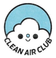 Clean Air Club logo with a smiling cloud.