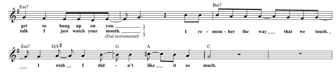 Figure 10. Words and Music Tom Kelly and Billy Steinberg
