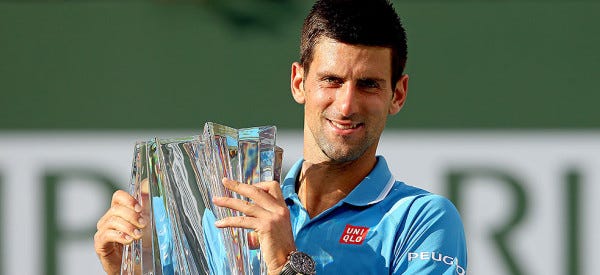 novak djokovic beats roger federer for indian wells title 2015