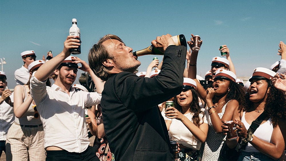 Another Round' Review: Mad Mikkelsen in a Drama of Drinking