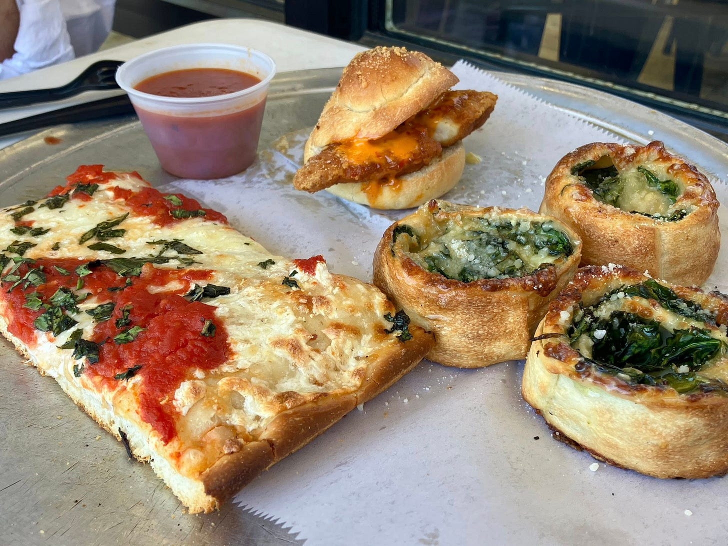 May be an image of pizza