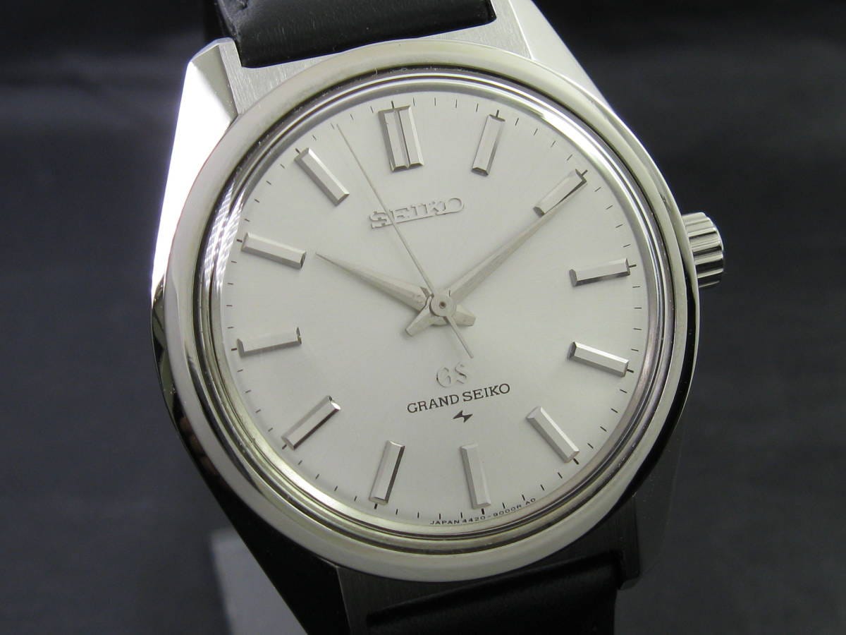 希少 美品 Grand Seiko/グランドセイコー GS 後期型 Ref.4420-9000 Cal.4420B 手巻 オーバーホール・新品仕上済 1967年製造