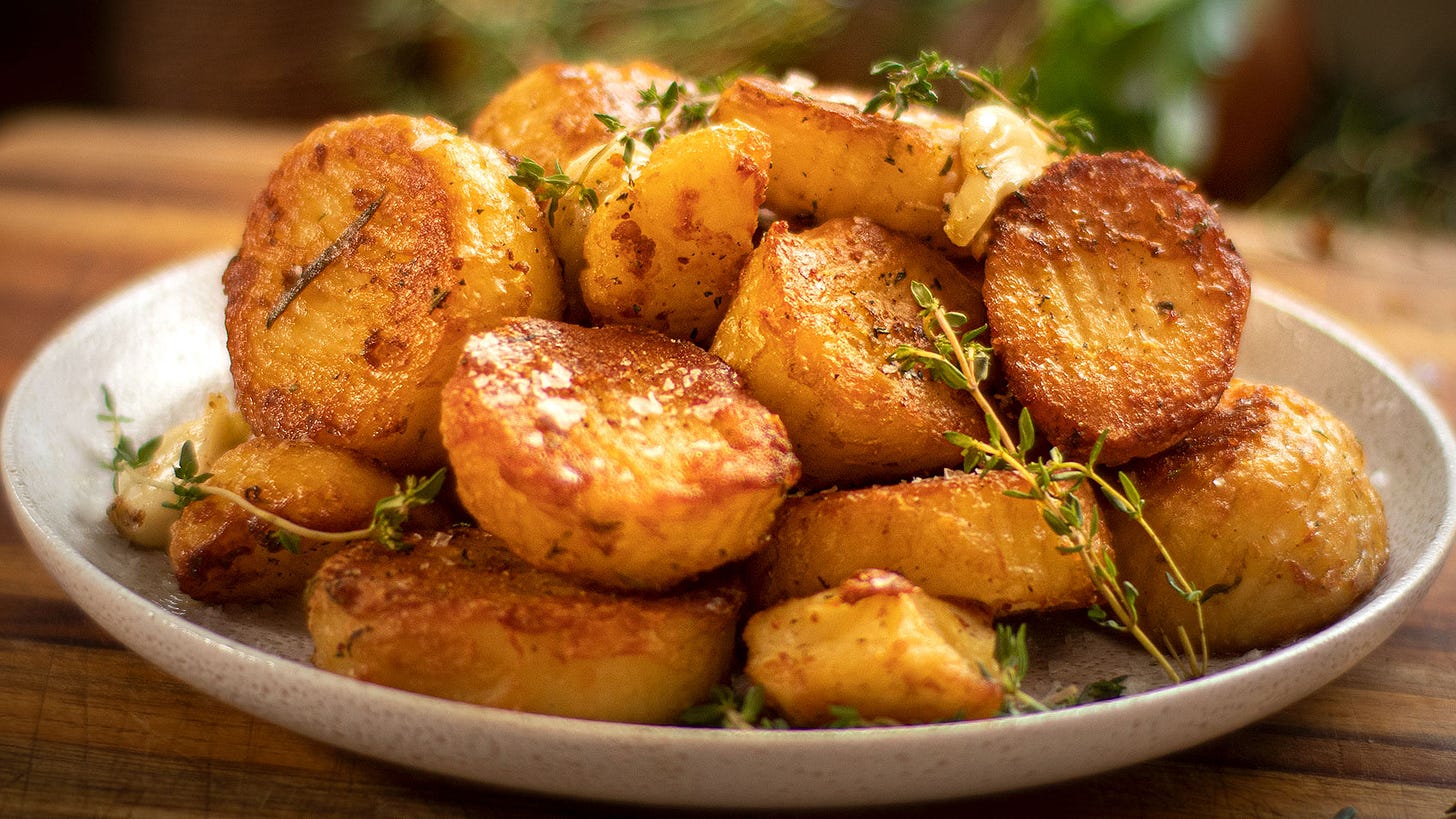 Duck Fat Roast Potatoes