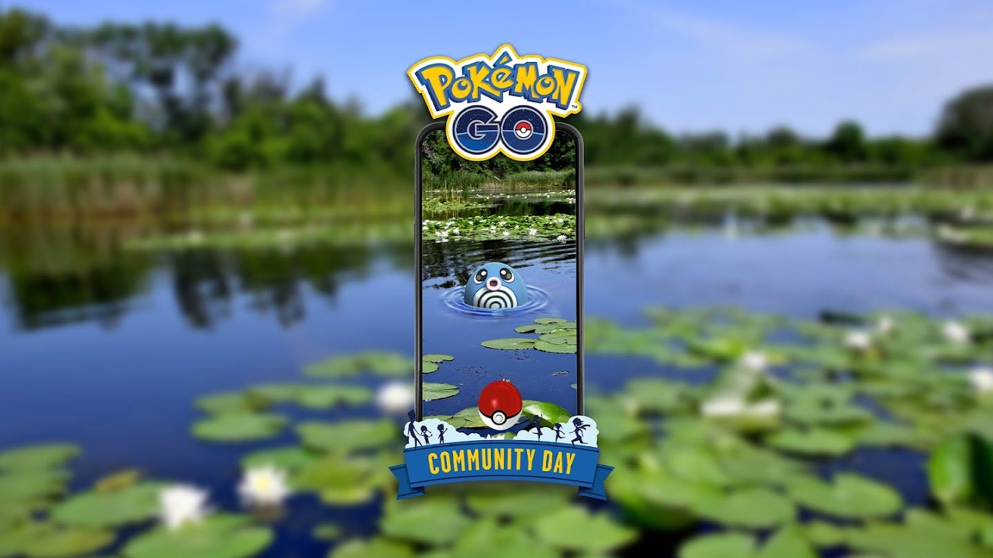 The Pokémon GO Poliwag Community Day will be on Sunday July 30th 2023. Will you be taking part?