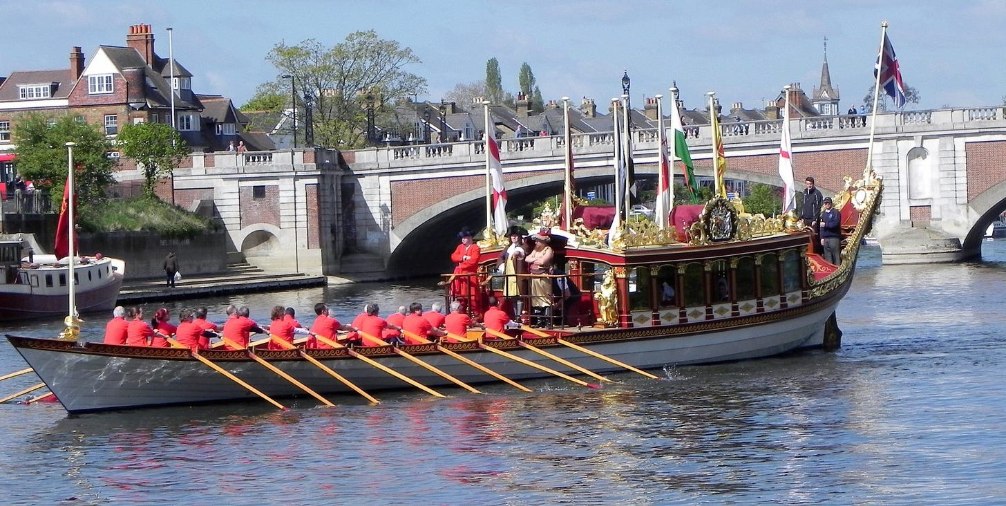 Gloriana, The Official Website for the Queen's Rowbarge