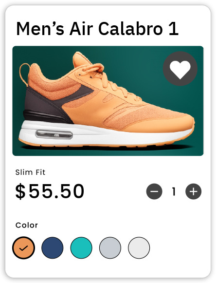 UI card element 